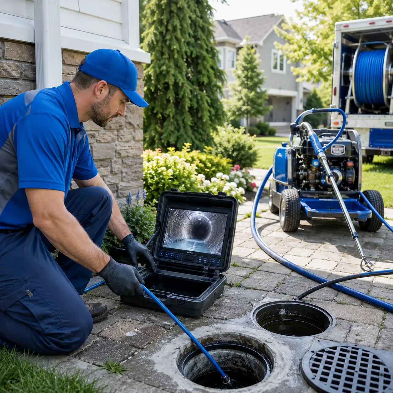 Outdoor drain cleaning professionals serving Houghton, MI
